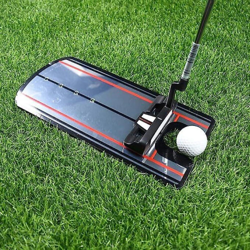 Golf Putting Mirror Alignment Training Aid Golf Putting Training Putters Alignment Mirror1pcsredblack 2
