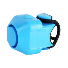 Bocina eléctrica para bicicleta, colorida, genial, súper ruidosa, con batería, mini, impermeable, para bicicleta.