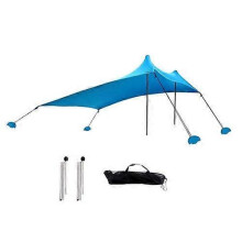 (300x300x200cm, Blue) Outdoor Beach Lycra Canopy Camping Tent Sunshade Fishing Tent