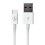 Câble USB-C pour charge rapide 2,4 A, 0,25 m - Blanc 1