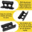 Bicycle front fork quick release fixed luggage rack car SUV modified parking rack riding supplies storage rack 2