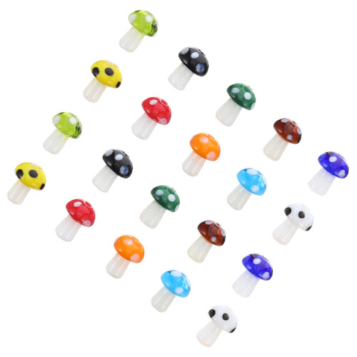20Stk DIY Glasanhänger Form Für Ohrschmuck &