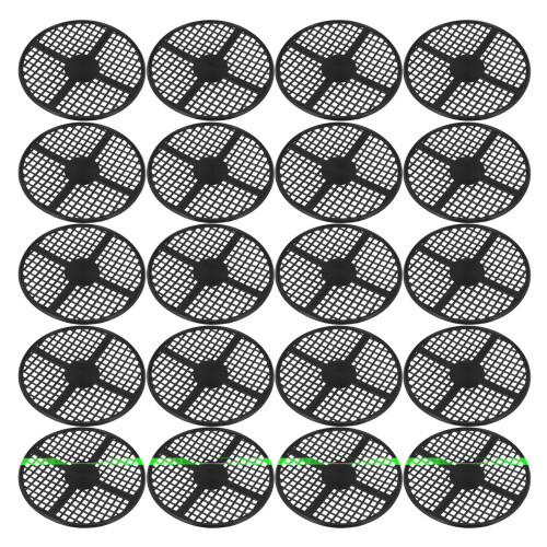 20St Duurzame Zwarte Plastic Pads