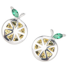 1Paar Unieke Lemon Oor Decoraties Stevig En Licht