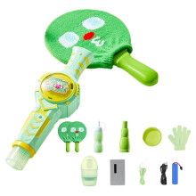 Magisch smogbellenblaasspeelgoed met pingpongbat voor-Groen 1