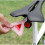 Bicycle saddle triangle reflective warning pendant night riding leather reflective sheet portable multi-functional reflective mark 5