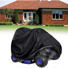 210D Oxford Lawn Mower Cover - UV Protection - Dustproof and WeatherproofBlack183 x 137 x 117 cm