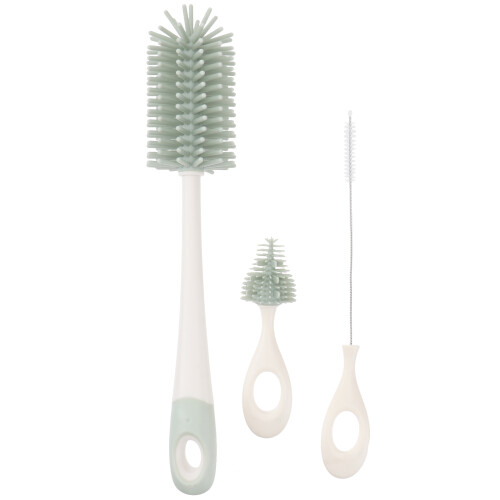 Babyflaschenbürsten Set Mit Langem Silikon Grün