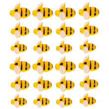 30Stk Resin Bienen Patch Gelb, DIY Bastelverzierung