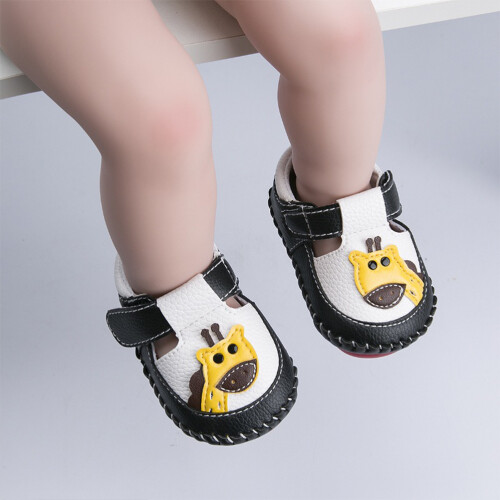 1Paar Babyschuhe Rutschfest Mit Süßem Muster PU Material 2