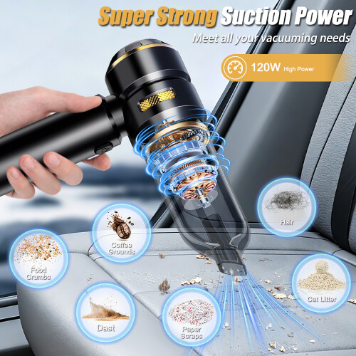 Upgrade Car Vacuum Cleaner 7 in 1 Strong Suction 2