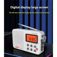 Portable AM/FM/SW Radio Digital Display Radio Stereo Radio with LCD Display Headphone Jack Battery Powered or 5V