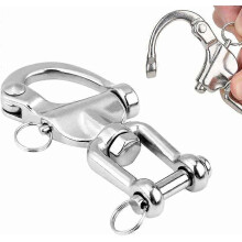 360 Stainless Steel Swivel - 650kg Capacity - for Secure Rotation and Attachment of Hanging Chair, Heavy Bag, Swivel Grill