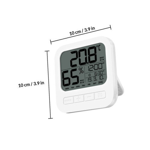 1Indoor Digital Hygrometer Met Alarm En Klimaatindicator 1