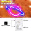 Planet Neon Light with Base Usb/battery 2