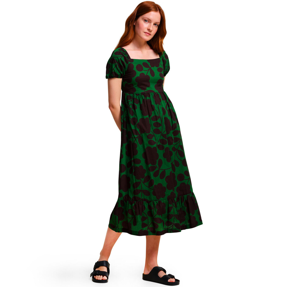 Regatta (8, Green Floral) Womens Orla Kiely Midi Summer Dress