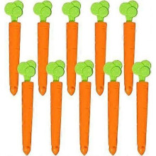 10pcs Carrot Shape Food Sealing Clips, Plastic Food Clip Closure Clips, Reusable Food Sealing Clips for Food Storage
