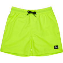 (XS, Safety Yellow) Quiksilver Kids Everyday Volley 14" Swim Shorts