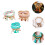 3Sets Kreative Bohemian Perlenarmbänder Modischer Handschmuck 7