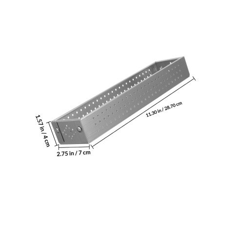 1Multi-Funktionaler Tableware Storage Container in Silber 1