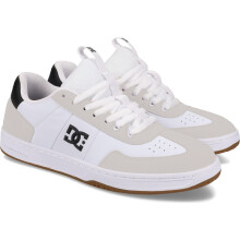 (11.5 UK, White/Black) DC Shoes Mens DC Astrix Padded Skate Trainers
