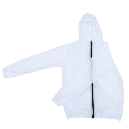 1St Winddichte Waterdichte Sun-Proof Met Capuchon Wit