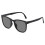 (Black Gray) Lunettes de Soleil Pliantes UV Légères Mode 9