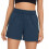 Women's  drawstring pocket athletic shorts, comfortable-Gray M 11