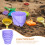 5St Strand Voor Kinderen Plastic Mini Speelgoed Set 6