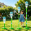 Interactive Street Light Shape Bubble Blower Toy With-Blue 1