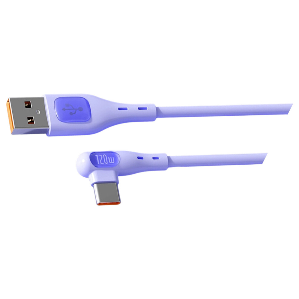 120W 6A Usb Type C To Usb Cable Fast Charging Quick-1.2M Purple 7751001609862