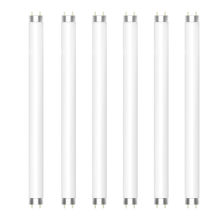 Zestaw 6 żarówek BL T8 F10W zamiennych do lamp owadobójczych 20 W, 13-calowa lampa Spectek 10 W