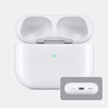 Wymienne etui z funkcją ładowania bezprzewodowego USB-C do AirPods 3. generacji, inteligentne parowanie i przewodowe ładowanie (bez słuc