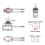 Sturdy Metal Toggle Switches With ON OFF Function For-Gold 7