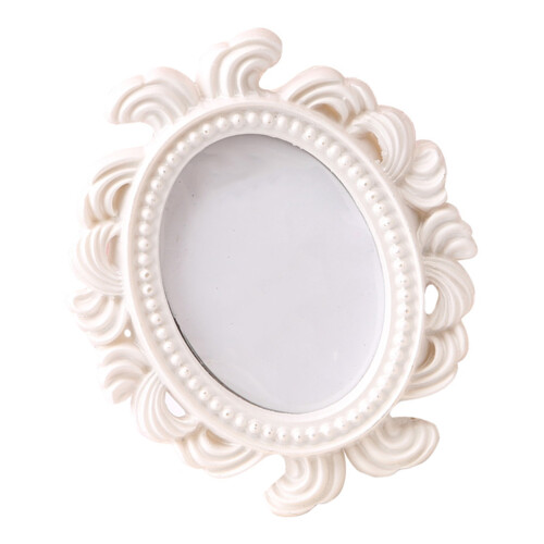 1Witte Display Rek Met Duurzame Hars Uitvoering