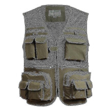 (4XL, green) Outdoor Fishing Vests Quick Dry Breathable Multi Pocket Mesh Jackets Photography Hiking Vest Army Green Black Fish Vest