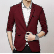 (4XL (75-80KG), Red) Brand Mens Casual Blazers Autumn Spring Fashion Slim Suit Jacket Men Blazer Masculino Clothing Vetement Homme M~5XL HF1415