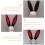 1Zwart Bunny Oor Hoofdband Accessoire 5