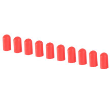10 STKS Professionele Drumstick End Cover Drum Dempt-Rood