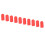 10 STKS Professionele Drumstick End Cover Drum Dempt-Rood 1