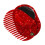 Thin Frame Mirror Comb Pair For Simple Carry In Handbags Or-Red 1