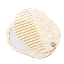 Stylish Acetate Beauty Mirror With Included Comb Ideal For-7