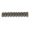 Set of 10 Practical Silicone Drum Stick Tips Protective-Gray 1