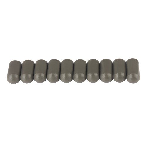 Set of 10 Practical Silicone Drum Stick Tips Protective-Gray