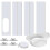 Portable air conditioner window kit with coupler adjustable window joint for AC unit 135 mm window adapter 1