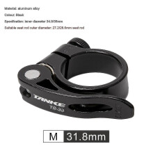 (-, black) MTB Bicycle Quick Release Seat Post Clamp Aluminum Alloy Ultra Light Road Bike Seatpost Clamp 31.8mm /34.9mm Bike Accessories