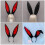 1Zwart Bunny Oor Hoofdband Accessoire 3