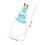 Blauwe Feestelijke Cake Haarband Voor 2