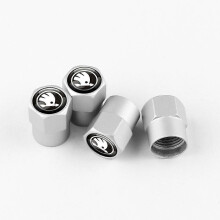 4pcs Metal Car Wheel Tire Valve Caps Stem Case Covers Accessories for Skoda S Kodiaq Octavia 2 3 Yeti Karoq Rapid Fabia VII A5~00222