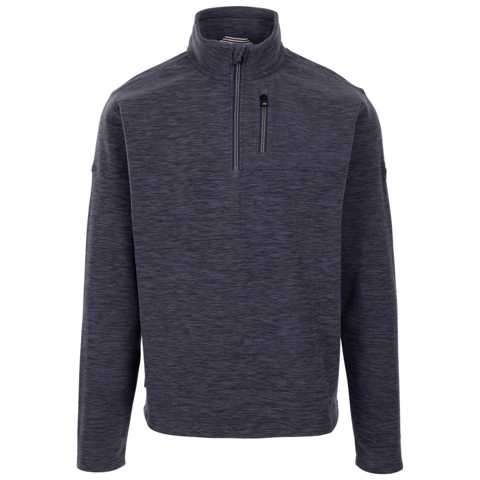 Trespass (Xxl, Navy Marl) Mens Fleece Top - Farnworth